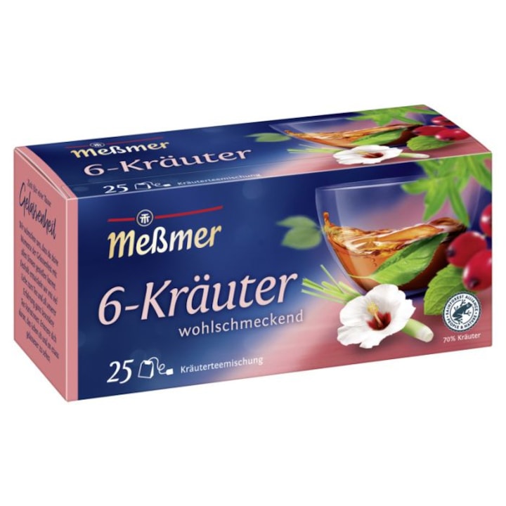 Ceai de fructe, Messmer, Ceai de plante, 25 x 2 g