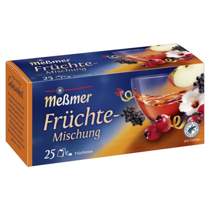 Ceai de fructe, Messmer, ceai amestec de fructe, 25 x 3 g