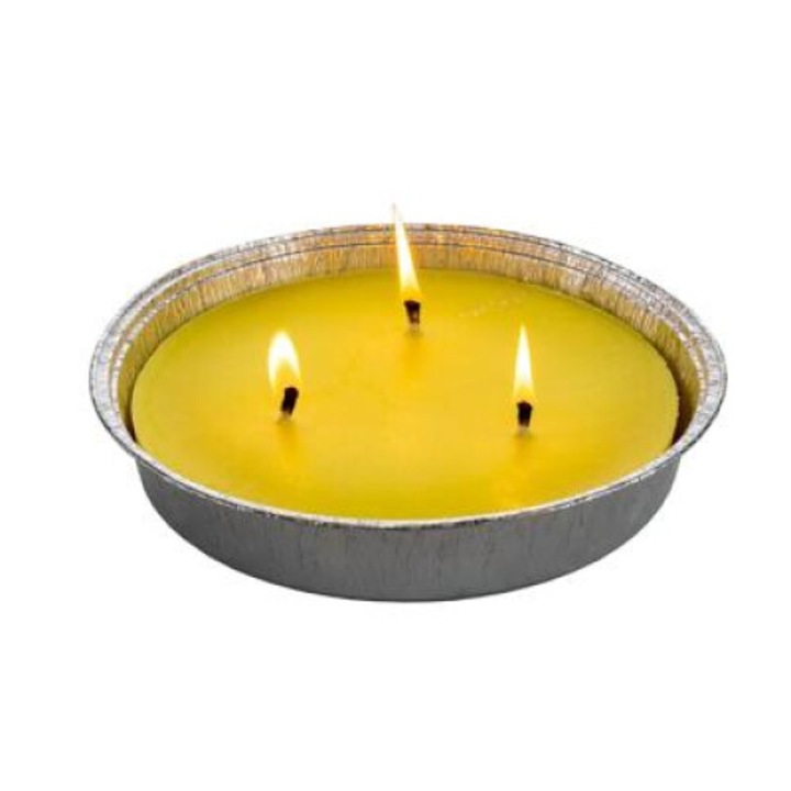Lumanare Parfumata cu Citronella, Miceco, antitantari, pentru exterior, handmade, cantitate 600 gr, timp ardere 11h