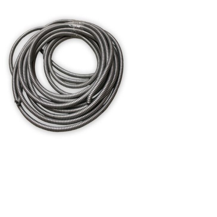 Tub spiralat 18mm metal SvS argintiu