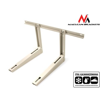 Suport de perete pentru aer conditionat, 200KG maxim, rezistenta sporita la coroziune, maner din otel galvanizat, Ivory Suport de perete pentru aer conditionat, 200KG maxim, rezistenta sporita la coroziune, maner din otel galvanizat, Ivory