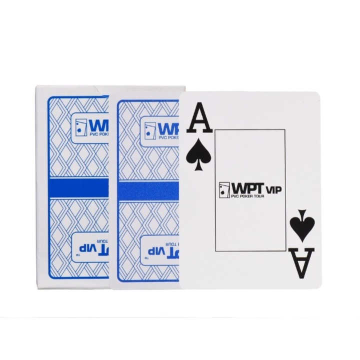 Carti de poker, Model 101, flexibile si impermeabile, albastre