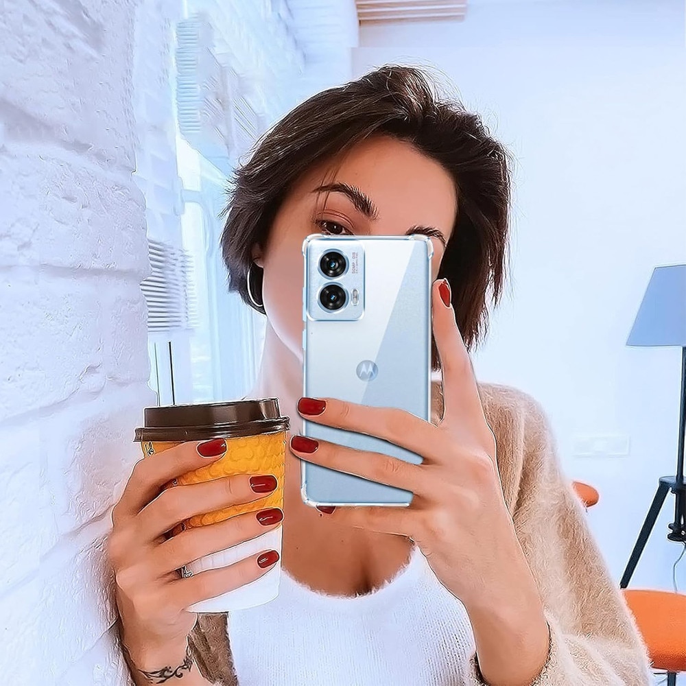 Husa de protectie pentru Motorola Edge 50 Fusion, TPU, transparent