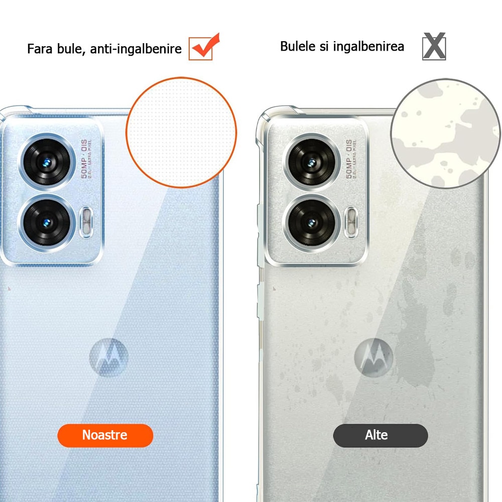 Husa de protectie pentru Motorola Edge 50 Fusion, TPU, transparent