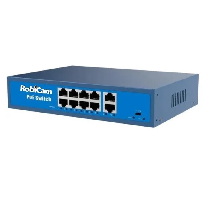 Суич RobiCam 10 портов, PoE