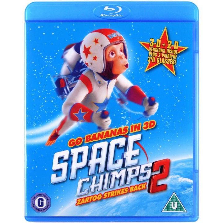 Space Chimps 2: Zartog Strikes Back [Blu-Ray 3D]+[Blu-Ray]