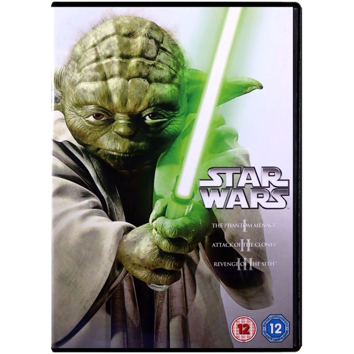 Star Wars: The Prequel Trilogy (Episodes I-III): The Phantom Menace / Attack of the Clones / Revenge of the Sith (Gwiezdne Wojny Epizod I-III: Mroczne widmo / Atak klonów / Zemsta Sithów) [3DVD]