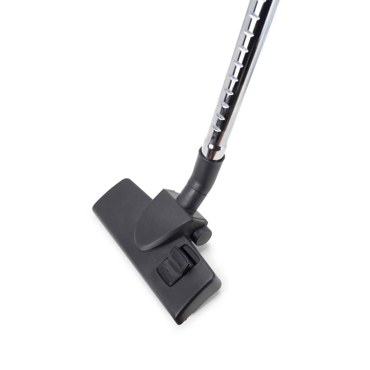 Aspirator cu sac HAUSBERG HB-2877AB, 800 W, Nivel zgomot 82 dB, Aspirare uscata, Protectie motor, Sistem de rulare a cablului, Lungime cablu 5, 4 L, Alb/Gri