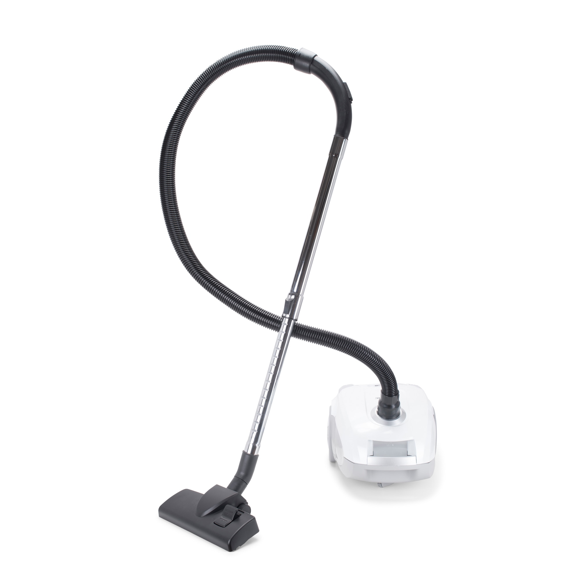 Aspirator cu sac HAUSBERG HB-2877AB, 800 W, Nivel zgomot 82 dB, Aspirare uscata, Protectie motor, Sistem de rulare a cablului, Lungime cablu 5, 4 L, Alb/Gri