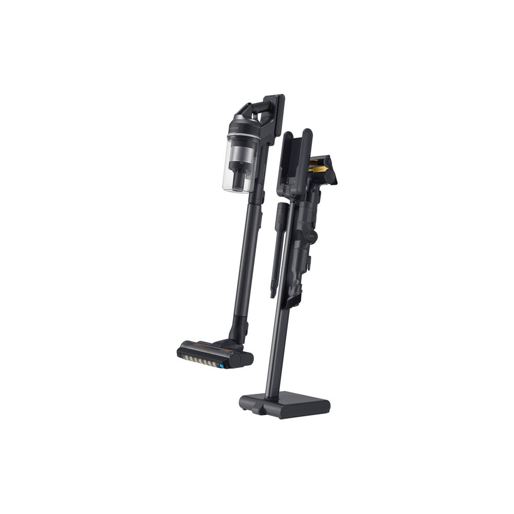 Aspirator vertical Samsung VS20C9554TK, 580 W, Autonomie 120 minute, Rezervor 0.8 l, Display LCD Negru