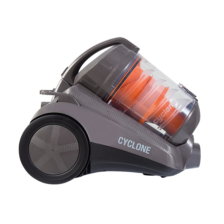 Aspirator fara sac Fantom TR 8600 4.5 l, cu aspiratie mare, Multi Cyclone 2200W, 850W, Gri