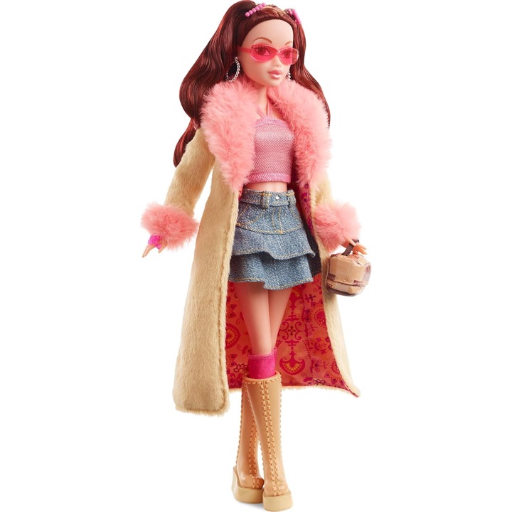 Кукла Barbie Signature My Scene, Chelsea in the Turn of the Millennium Inspired Outfit with Butterfly Top, 30 cm
