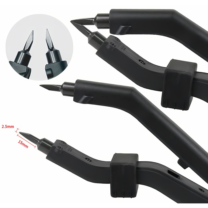 Masina profesionala de sigilat extensii de par, Novaza Tech, Reglabila, Temperatura 80-220_C, Negru