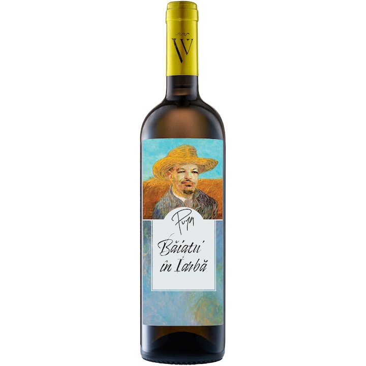 Vin Alb Baiatu' in Iarba, Sauvignon Blanc, Demisec, 0.75l