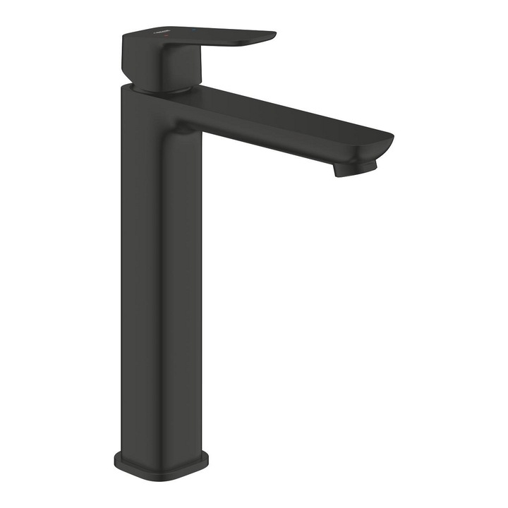 Смесител Grohe Cubeo, Стоящ, За умивалник, 267 мм, Черен Мат