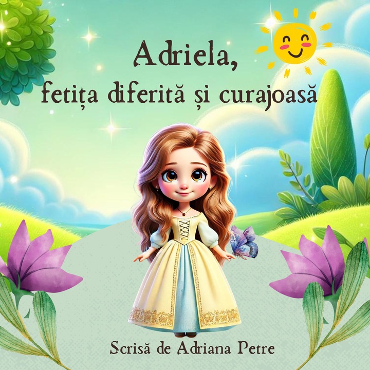 Adriela, fetita diferita si curajoasa, Adriana Petre, 2024, 22 pagini