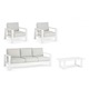Set mobilier gradina 4 piese Baltic 206x85.5x83 cm