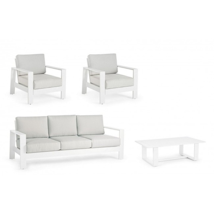 Set mobilier gradina 4 piese Baltic 206x85.5x83 cm