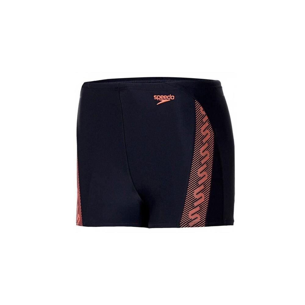 Boxeri Speedo baieti Monogram, bleumarin/portocaliu,11/12