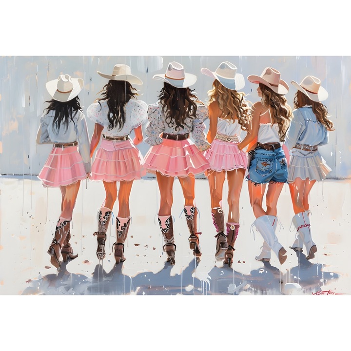 Tablou print pe canvas " Maximalist 102 " 60x40 cm