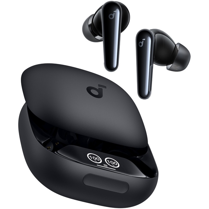 Слушалки In-Ear Anker SoundCore Liberty 4 Pro, True Wireless, Bluetooth 5.3, ANC, IPX5, Черен