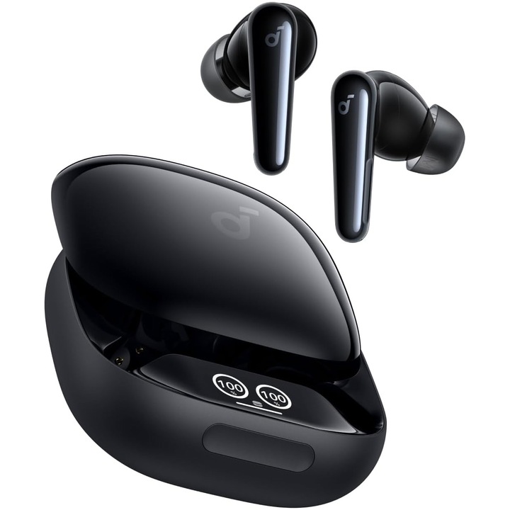 Слушалки In-Ear Anker SoundCore Liberty 4 Pro, True Wireless, Bluetooth 5.3, ANC, IPX5, Glossy Black