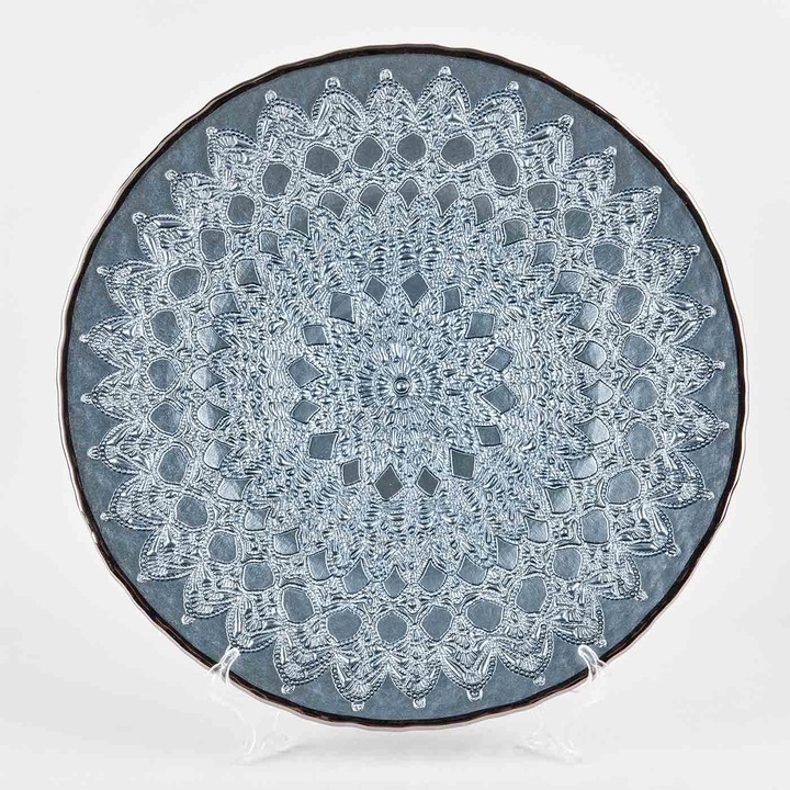 Vas de sticla, "Blue briza", 2.5/33 cm