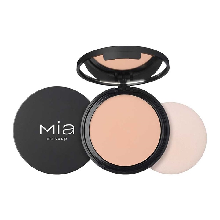 Pudra compacta Mia Makeup Skin Finish 02 Medium, 7 g