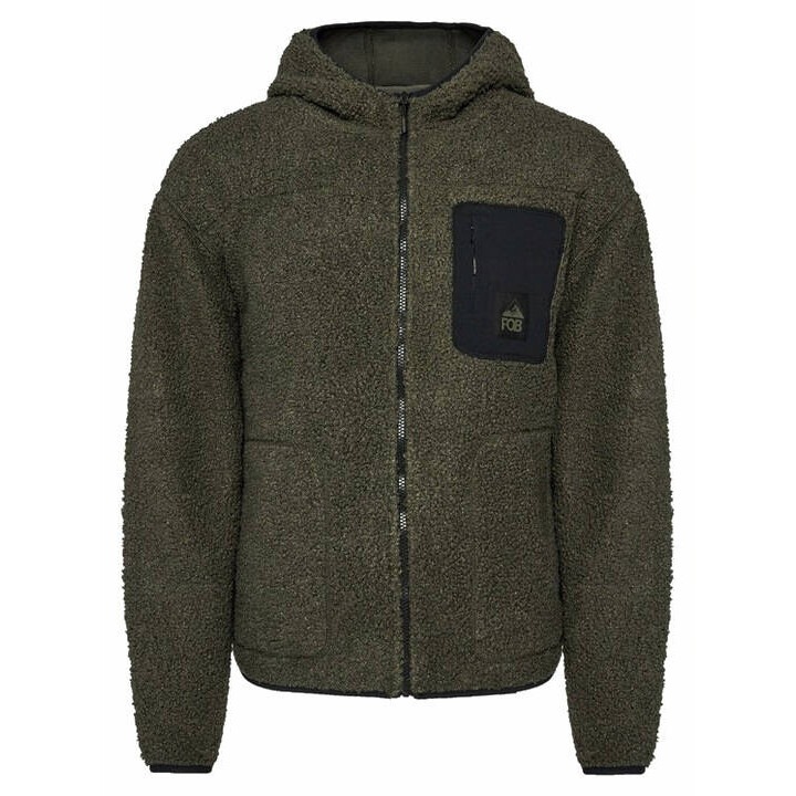 Polar 4F SHERPA téli pulóver, gyapjú, khaki, M INTL