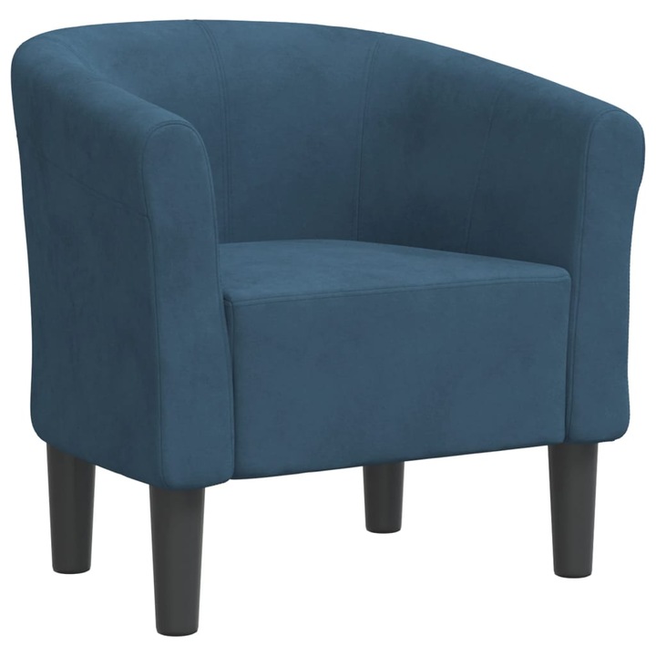 VidaXL sötétkék bársony étkezőszék 9.3 kg