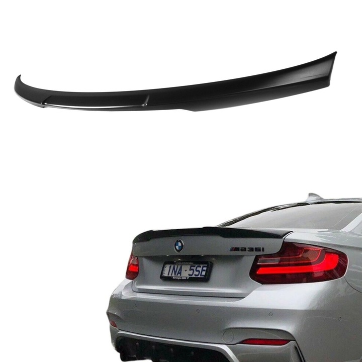 Eleron portbagaj compatibil Bmw Seria 2 F87 M2 F22 Coupe si F23 Cabrio plastic negru nevopsit Calitate Premium