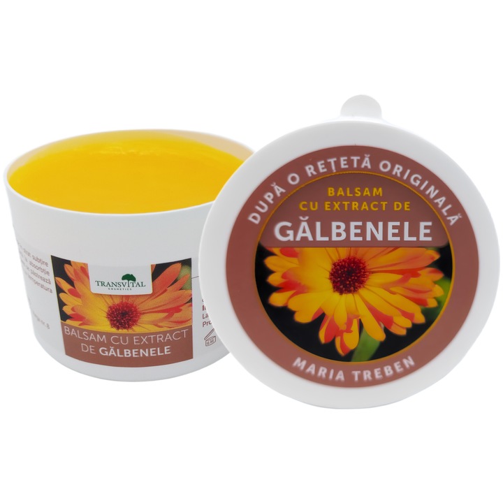 Balsam cu extract de Galbenele, dupa reteta traditionala Maria Treben, 150ml, Transvital Cosmetics
