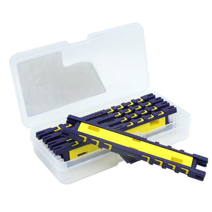 Cutie depozitare monturi RIG BOX, include 5 placi din spuma si pini pentru fixare monturi