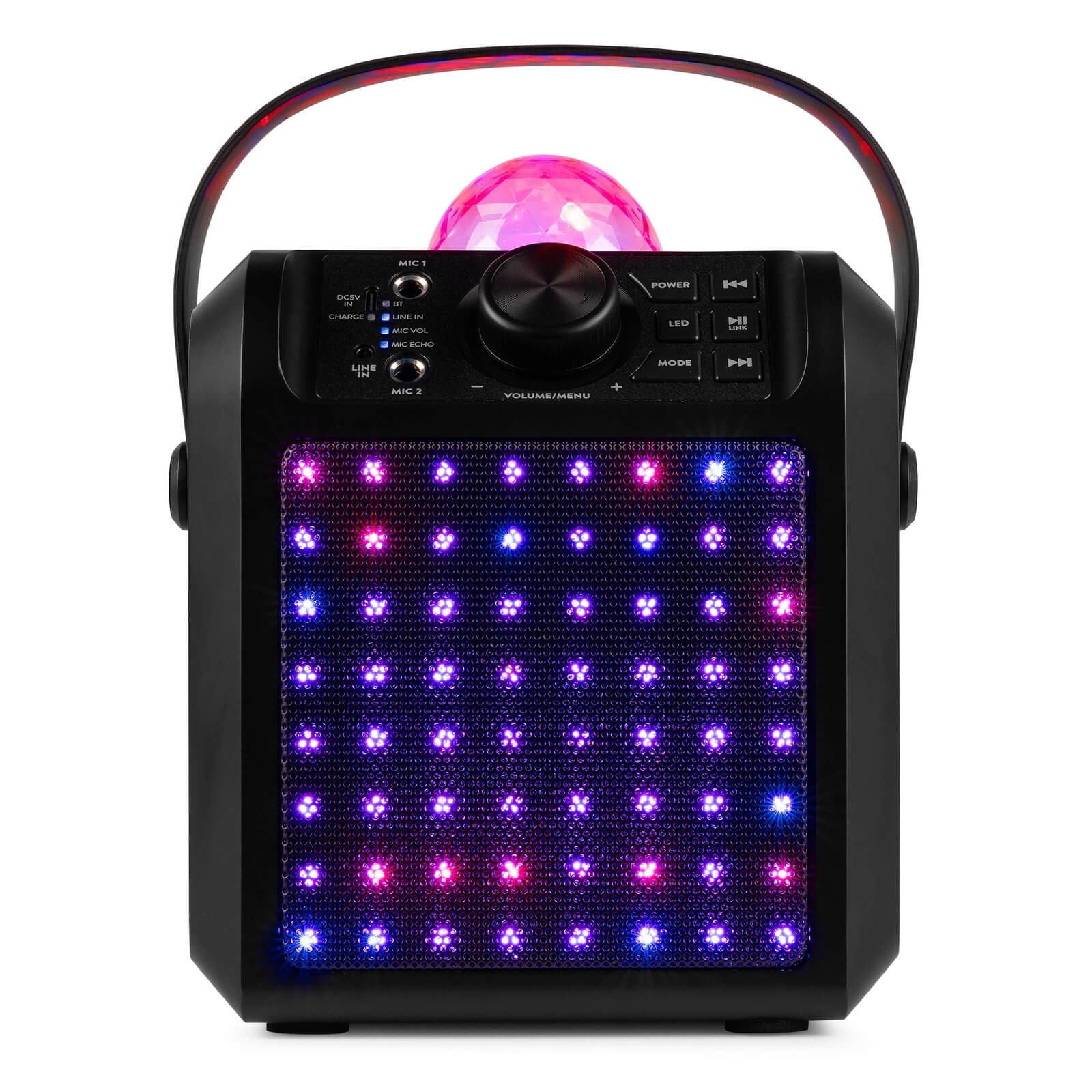 Boxa, Fenton KAR55B, LED Jellyball, negru, 50W