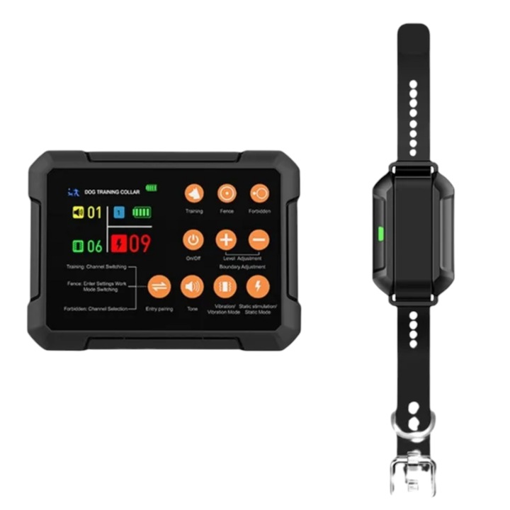 Gard fara fir cu radar precis pentru caini, dresaj caini, monitorizarein timp real a distantei, pentru interior si exterior, zona interzisa