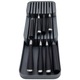 Органайзер за ножове, Vilde, 18 места, сив, 39x14.5x7.5см
