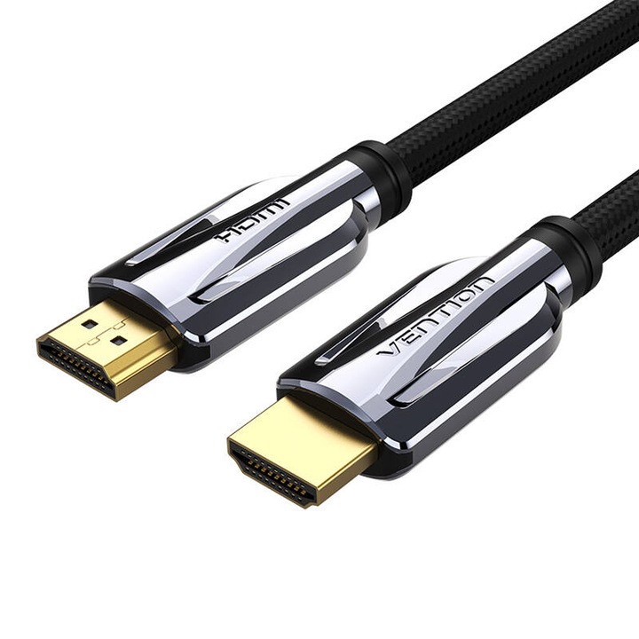 HDMI 2.1 кабел, Vention, 8K 60Hz/4K 120Hz, 1.5m, черен
