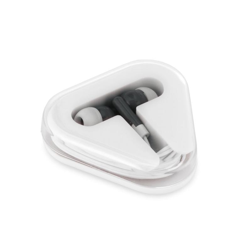 Casti cu cablu 1.2m, stereo 2025, conexiune jack 3.5mm, cutie trianger, alb/negru, dalimag