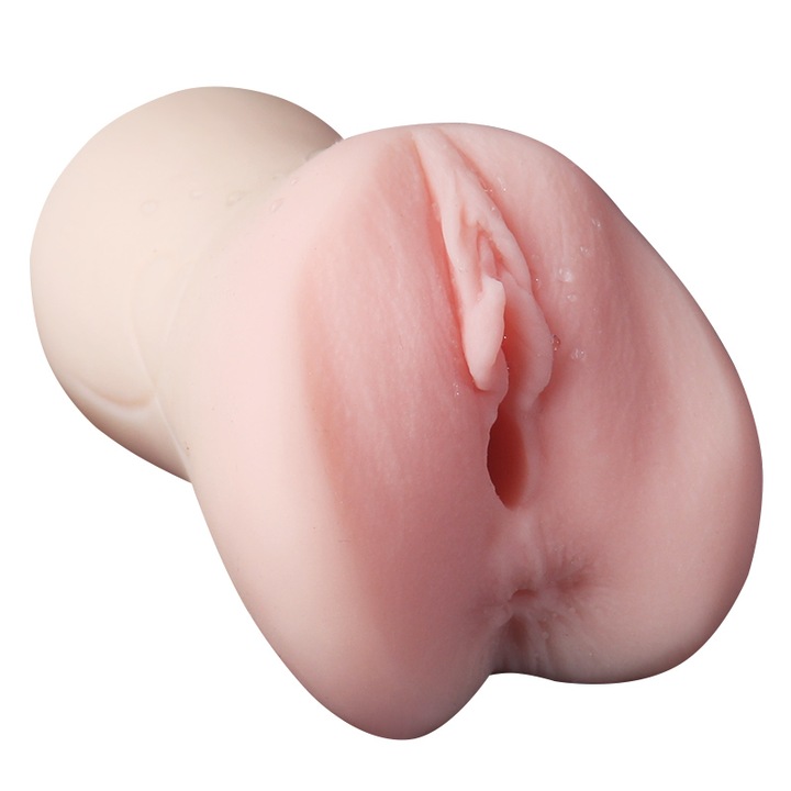 Мастурбатор вагина Youcheng®, 1:1 реплика на истинско момиче Fox, Ултрареалистичен, За мъже, С 3D ребра, Анатомичен дизайн, Водоустойчив, Телесен цвят