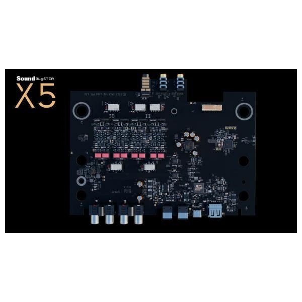 Card de sunet extern, Creative Sound Blaster X5, 32-bit/384 kHz