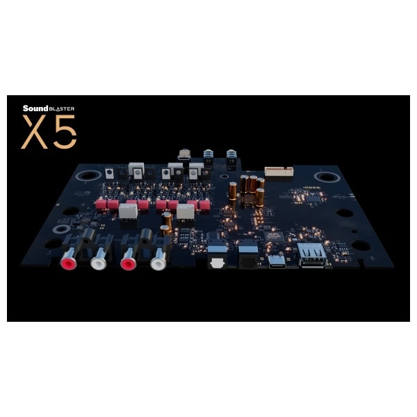 DTM・DAW creative sound blasterX5 Card de sunet extern, Creative Sound Blaster X5, 32-bit/384 kHz