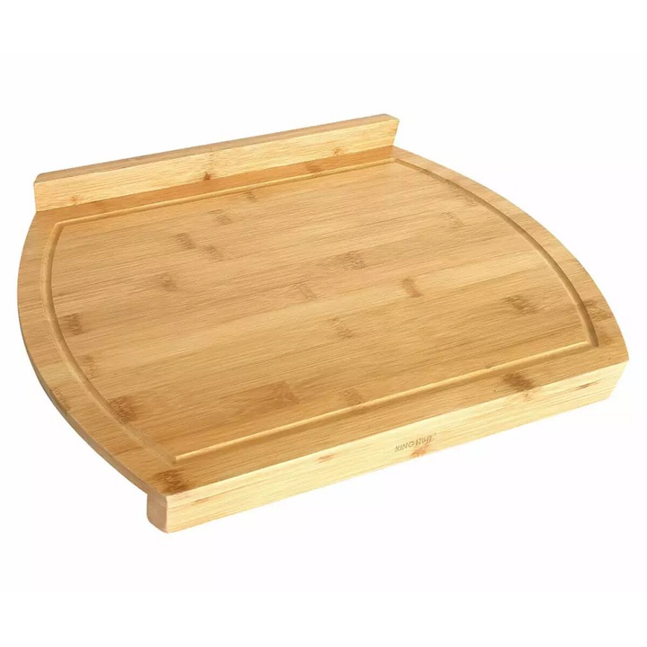 Tocator de bucatarie KINGHOFF, 58x38x4cm, bambus natural