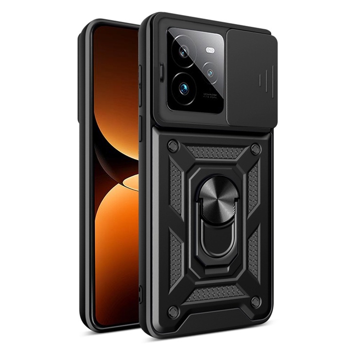 Кейс за realme gt 7 pro - camshield - черен