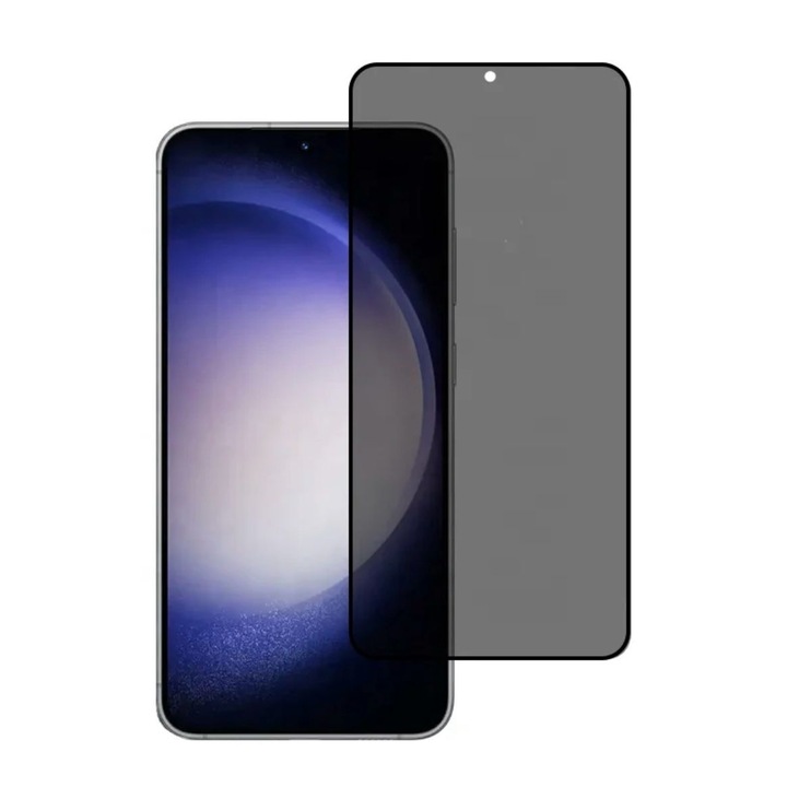Folie sticla securizata privacy compatibila cu Samsung Galaxy A36 5G, Full Glue