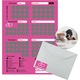 Set 100 carduri cu zgarieturi, jocuri erotice pentru cupluri, roz