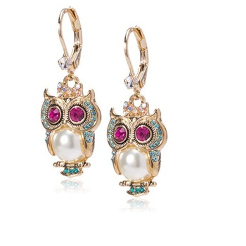 Cercei, accesorii, design de nisa, la moda si rafinata, bufnita, perle mici animale bufnita cercei Cercei, accesorii, design de nisa, la moda si rafinata, bufnita, perle mici animale bufnita cercei
