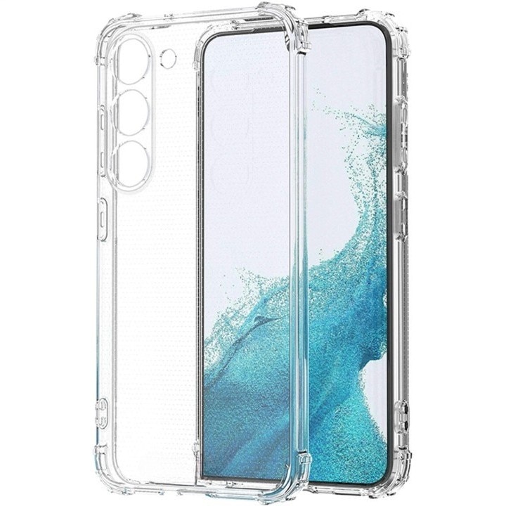 Husa de protectie Flippy, TPU, pentru Samsung A14 5G, Antisoc, Protectie colturi, Rezistenta la impact, Transparenta