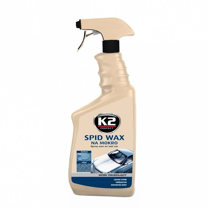 Восък за автомобил K2 SPID WAX, течен, с пулверизатор, 700 мл