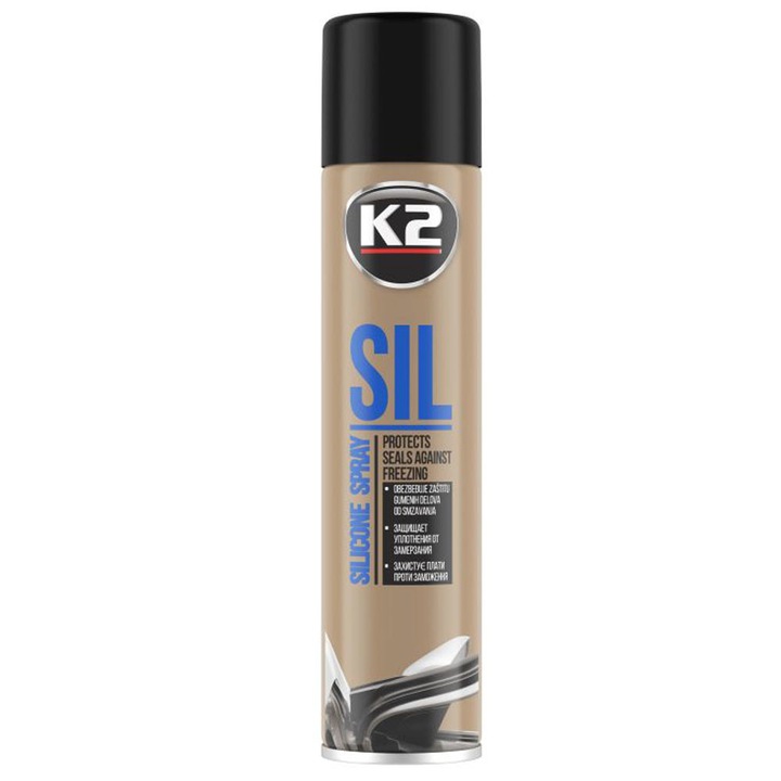 Spray K2 silicon 100% protectie chedere SIL 300 ml