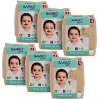 Scutece Eco Bambo Nature, marimea 4, 7-14 kg, 6 pachete x 24, 144 buc